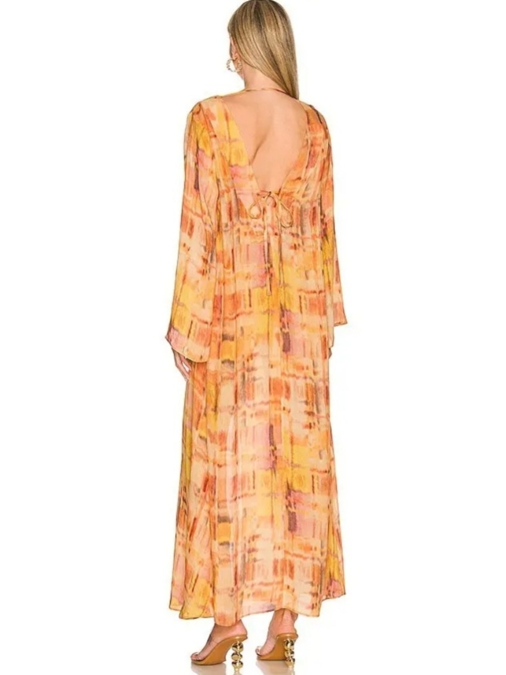 Cult Gaia Eeva Cover-Up Maxi Dress NWT Summer Haze Resort Goddess Large - Picture 4 of 16